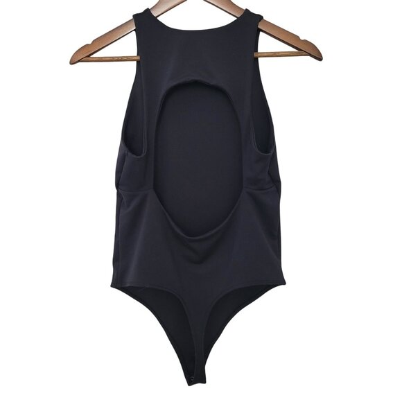 Abercrombie & Fitch Soft A&F Collection Sleeveless Open Back Bodysuit Womens Siz - Picture 2 of 7